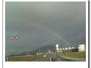 またまた虹が！