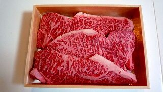 近江牛のステーキ