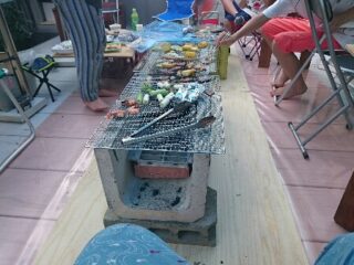 炭火バーベキュー・花火