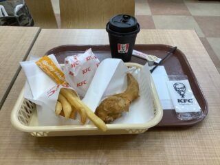 お買い物　と　ケンタッキー