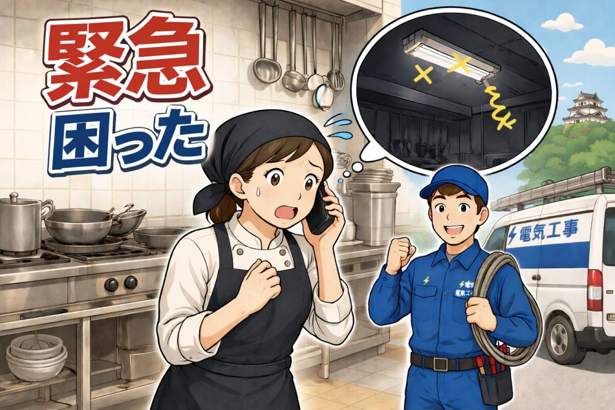 彦根市の店舗から緊急SOS