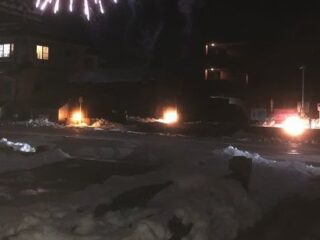 サプライズの花火