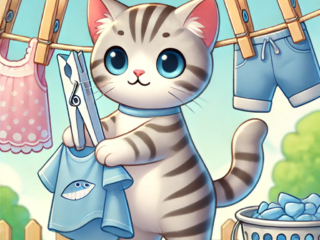 物干しの取り付け