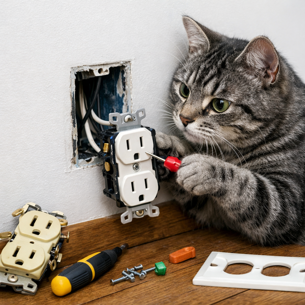 コンセントの交換 【彦根市】<span class="custom-title-text">【彦根市の便利屋・何でも屋】</span>