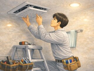 換気扇カバーの交換・取付
